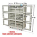 20-60% RH Electronic Dry Cabinet 1430L ESD Desiccator Cabinet Low Humidity Storage, EDC1430A-6