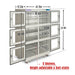1-10% RH Electronic Dry Cabinet 1430L ESD Desiccator Cabinet Ultra-Low Humidity Storage, EDC1430C-6