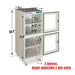 20-60% RH Electronic Dry Cabinet 540L ESD Desiccator Cabinet Low Humidity Storage, EDC540A