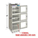 1-10% RH Electronic Dry Cabinet 730L ESD Desiccator Cabinet Ultra-Low Humidity Storage,  White,  EDC730CW