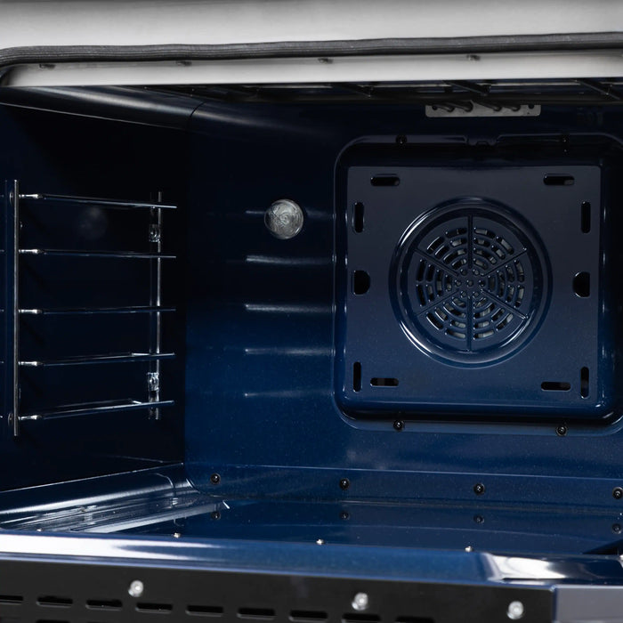 Forno Massimo 48-Inch Freestanding Dual Fuel Range with 8 Burners & 6.58 Cu. Ft. Convection Oven in Black with Antique Brass Trim (FFSGS6125-48BLK)