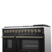 Forno Galiano 48-Inch Dual Fuel Range with 8 Burners and 6.58 Cu. Ft. Electric Convection Oven in Black with... - View 12