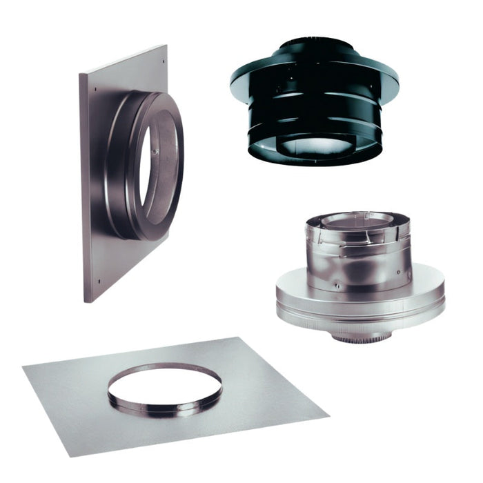 Duravent 4" x 6-5/8" DirectVent Pro Masonry Chimney Conversion Kit | 46DVA-KMC