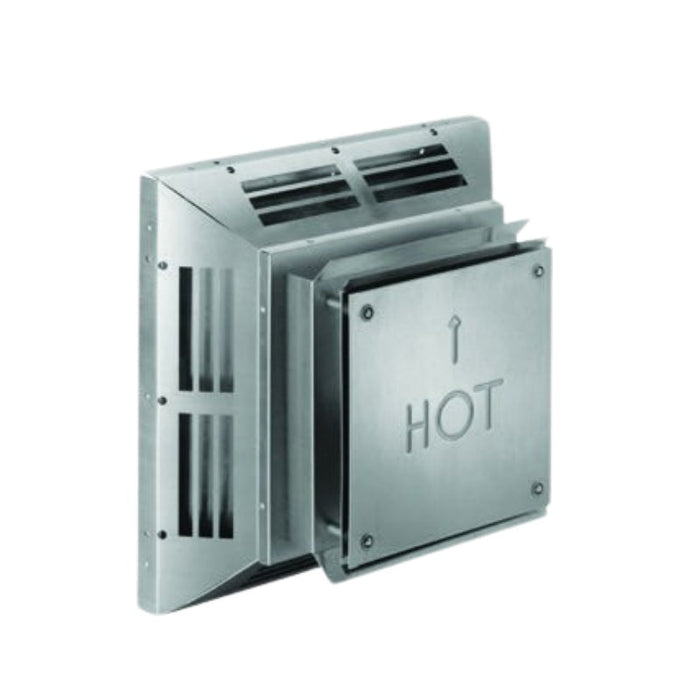 Duravent 5" x 8" DirectVent Pro Square Horizontal Termination Cap (SS) | 58DVA-HC-S