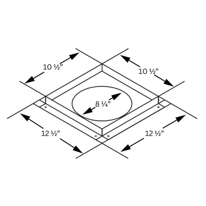 Duravent 5" x 8" DirectVent Pro Ceiling Firestop | 58DVA-FS
