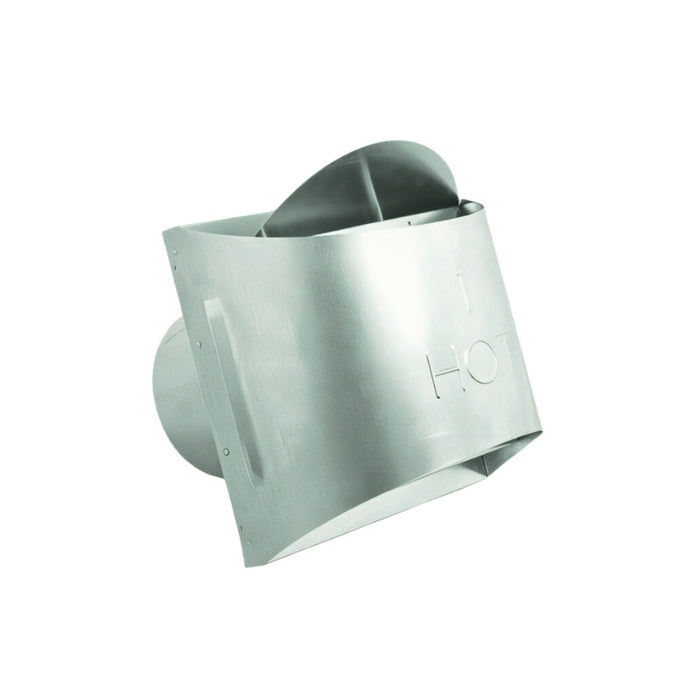 Duravent 4" x 6-5/8" DirectVent Pro High Wind Sconce Cap (Stainless) | 46DVA-HSCH-S