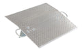 Vestil E-3024 Aluminum Economizer Dock Plate Usable 30 in. x 24 in. 3/8 in. Plate Thickness 3,000 lb. Capacity