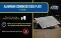 Vestil E-3030 aluminum economizer dock plate usable feature overview 1