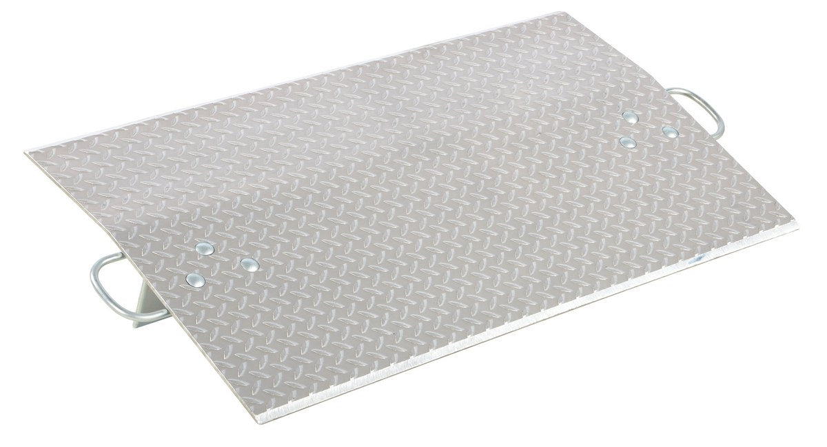 Vestil E-3624 Aluminum Economizer Dock Plate Usable 36 in. x 24 in. 3/8 in. Plate Thickness 3,600 lb. Capacity