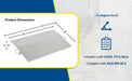Vestil E-3624 aluminum economizer dock plate usable feature overview 3