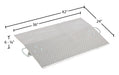 Vestil E-3624 aluminum economizer dock plate usable dimensions diagram