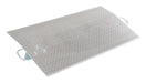 Vestil E-4824 Aluminum Economizer Dock Plate Usable 48 in. x 24 in. 3/8 in. Plate Thickness 5,200 lb. Capacity