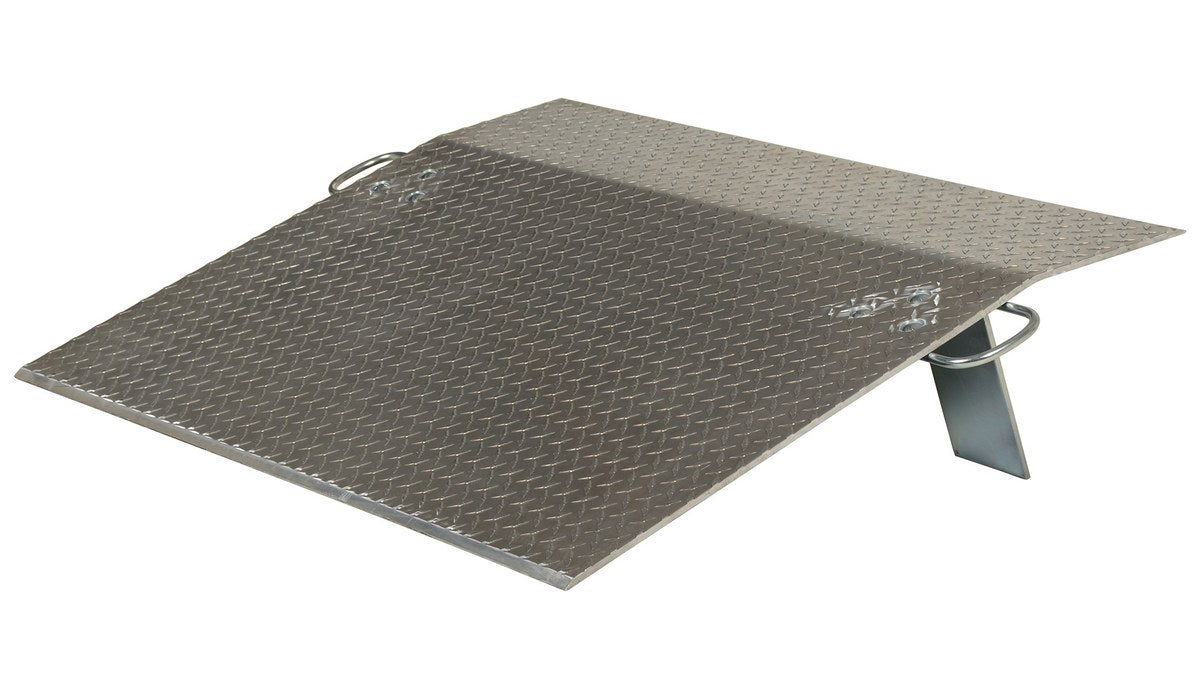 Vestil E-4836 Aluminum Economizer Dock Plate Usable 48 in. x 36 in. 3/8 in. Plate Thickness 3,500 lb. Capacity