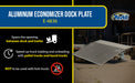 Vestil E-4836 aluminum economizer dock plate usable feature overview 1