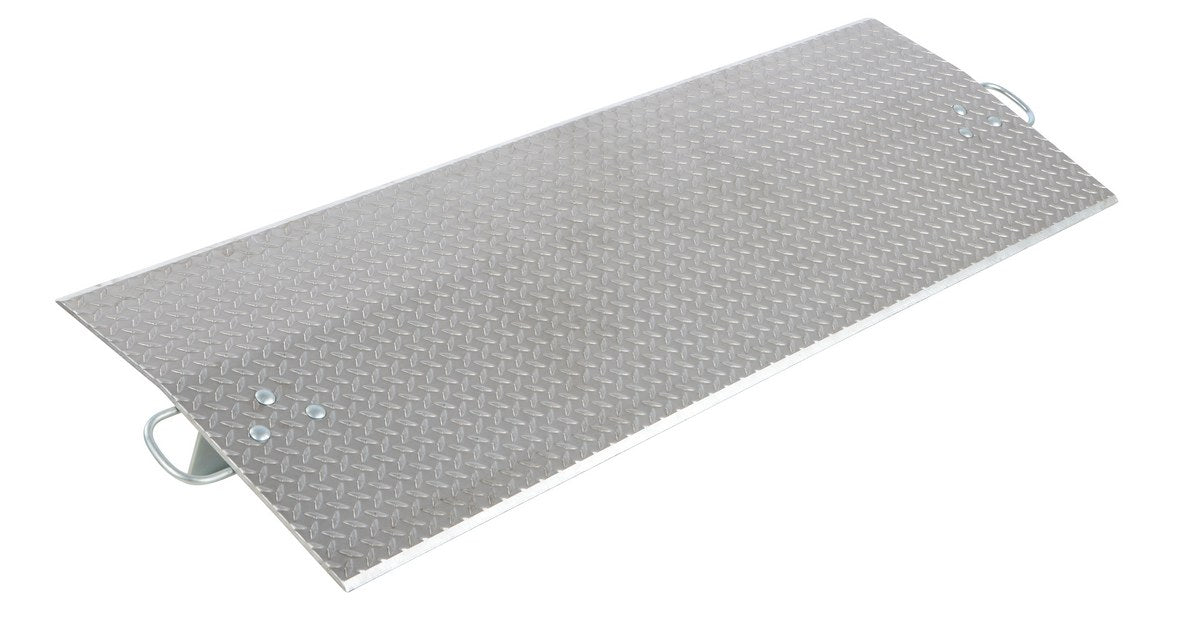 Vestil E-7224 Aluminum Economizer Dock Plate Usable 72 in. x 24 in. 3/8 in. Plate Thickness 6,500 lb. Capacity