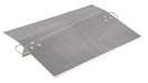 Vestil E-7230 Aluminum Economizer Dock Plate Usable 72 in. x 30 in. 3/8 in. Plate Thickness 5,400 lb. Capacity