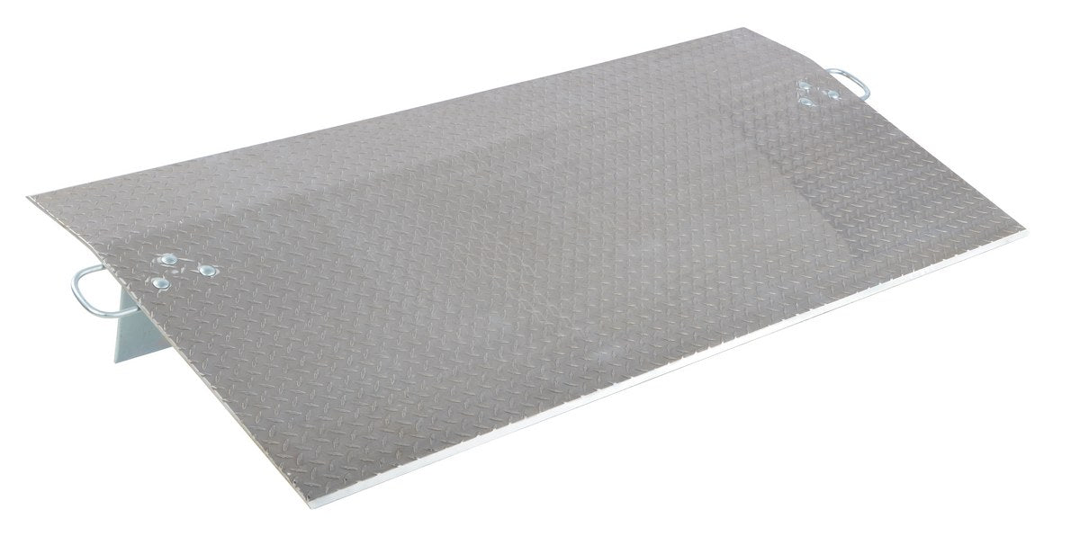 Vestil E-7236 Aluminum Economizer Dock Plate Usable 72 in. x 36 in. 3/8 in. Plate Thickness 4,300 lb. Capacity