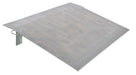 Vestil E-7260 Aluminum Economizer Dock Plate Usable 72 in. x 60 in. 3/8 in. Plate Thickness 2,500 lb. Capacity