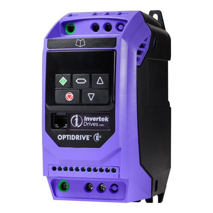 Invertek OptiDrive™ E3, Economy 0.75 kW (1Hp),4.3A 110~115V