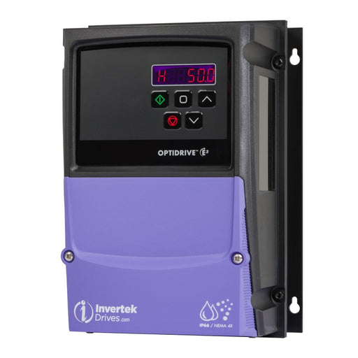 Invertek OptiDrive™ E3, Economy 0.37 kW (0.5Hp),1.2A