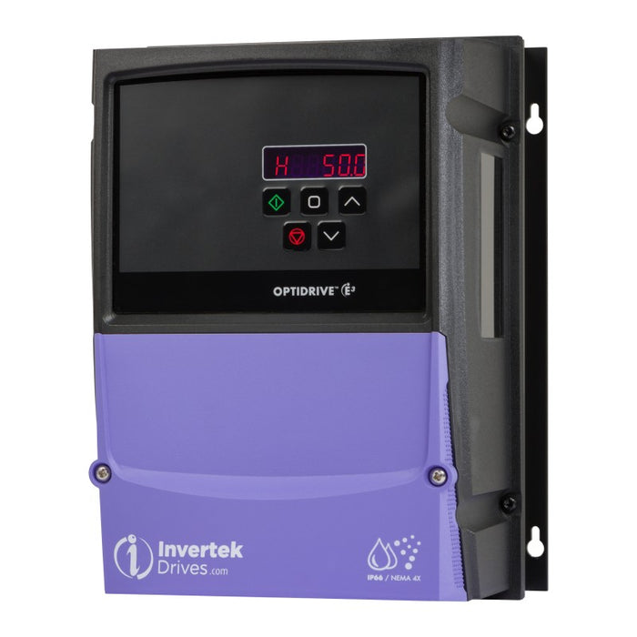 Invertek OptiDrive™ E3, Economy 2.2 kW (3Hp),5.8A 380~480V