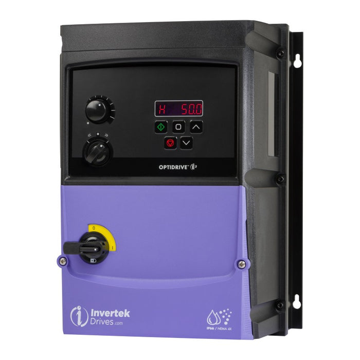 Invertek OptiDrive™ E3, Economy 7.5 kW (10Hp),18A 380~480V