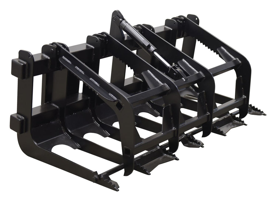 Vestil EA-SKGB-60 Steel Skid Steer Grab Bucket 60-1/2 in. Overall Width Black