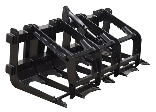 Vestil EA-SKGB-66 Steel Skid Steer Grab Bucket 66-1/2 in. Overall Width Black