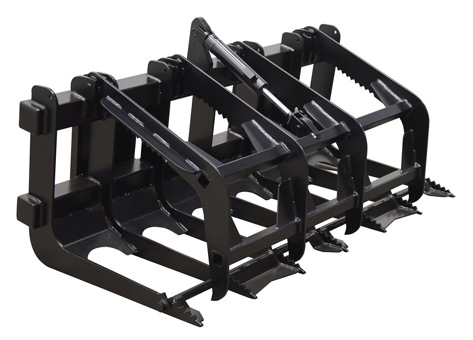 Vestil EA-SKGB-66 Steel Skid Steer Grab Bucket 66-1/2 in. Overall Width Black