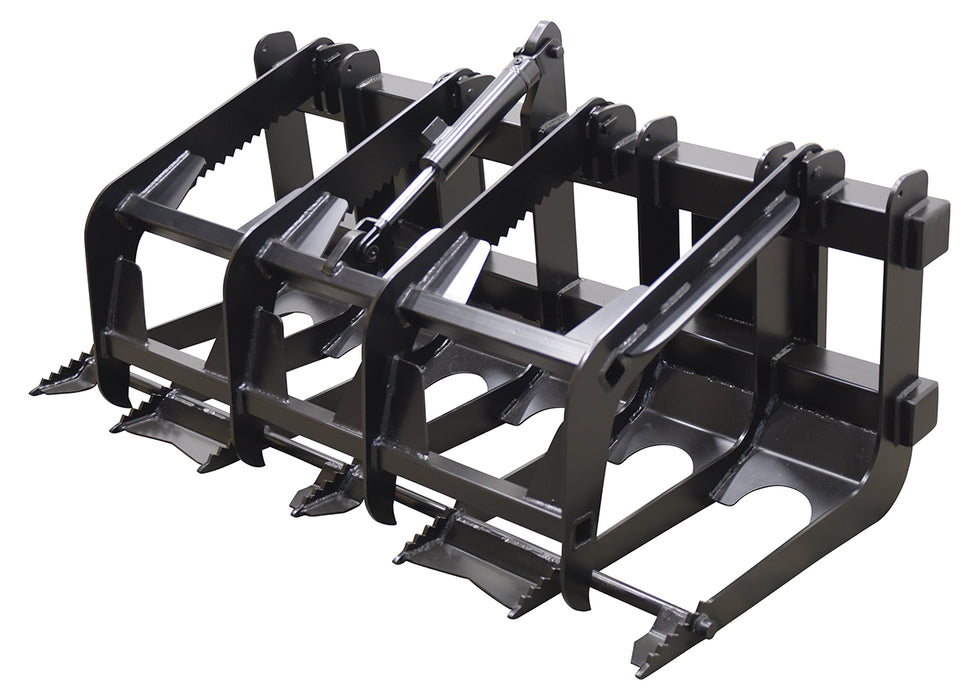 Vestil EA-SKGB-66 steel skid steer grab bucket - view 2