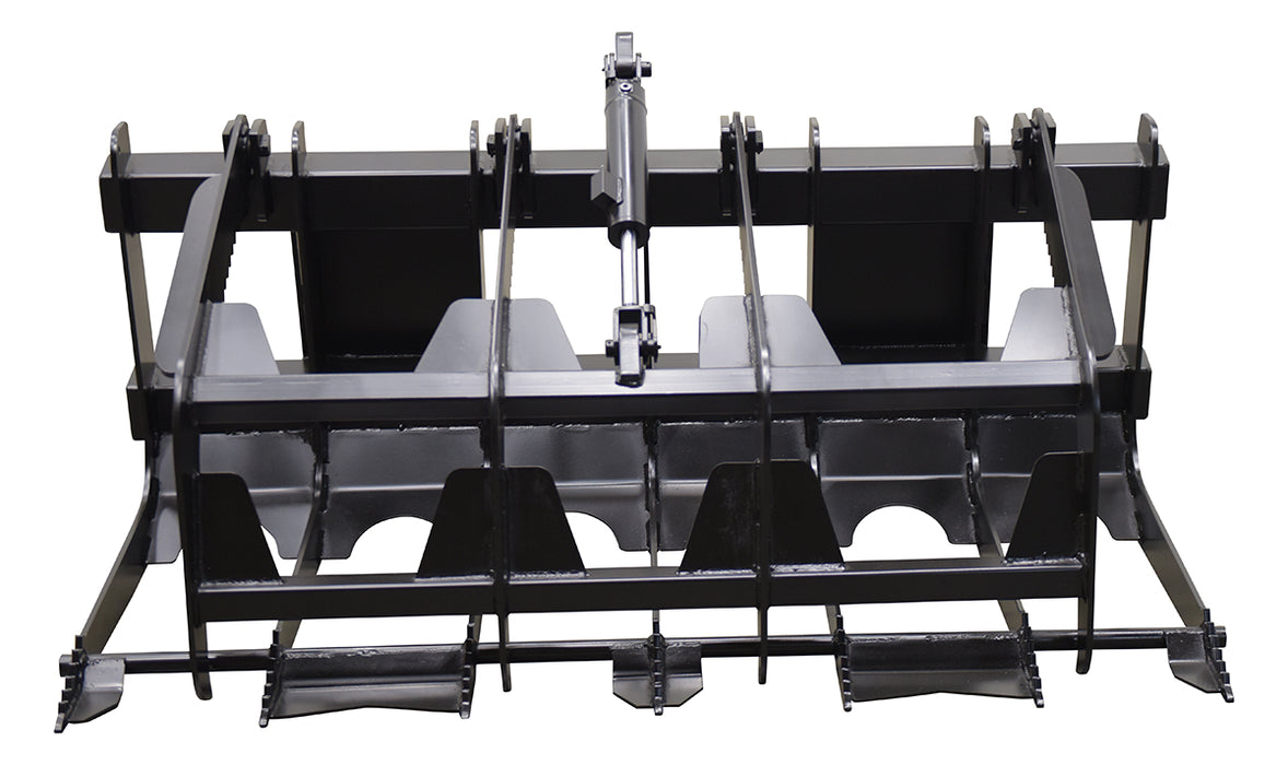 Vestil EA-SKGB-66 steel skid steer grab bucket - view 3