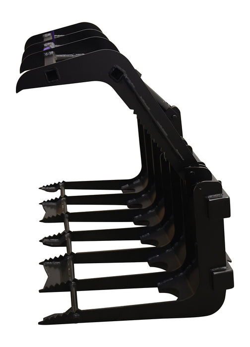 Vestil EA-SKGB-66 steel skid steer grab bucket - view 5