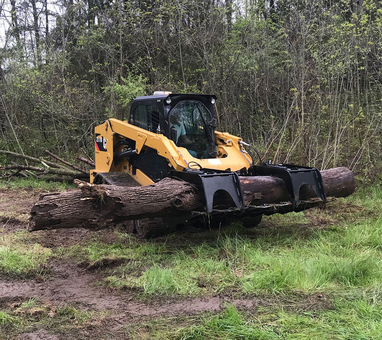 Vestil EA-SKGB-66 steel skid steer grab bucket - view 8