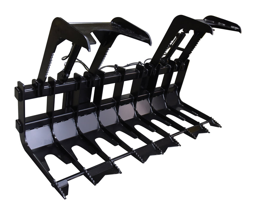 Vestil EA-SKGB-72 Steel Skid Steer Grab Bucket 73 in. Overall Width Black