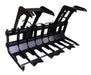Vestil EA-SKGB-84 Steel Skid Steer Grab Bucket 86 in. Overall Width Black