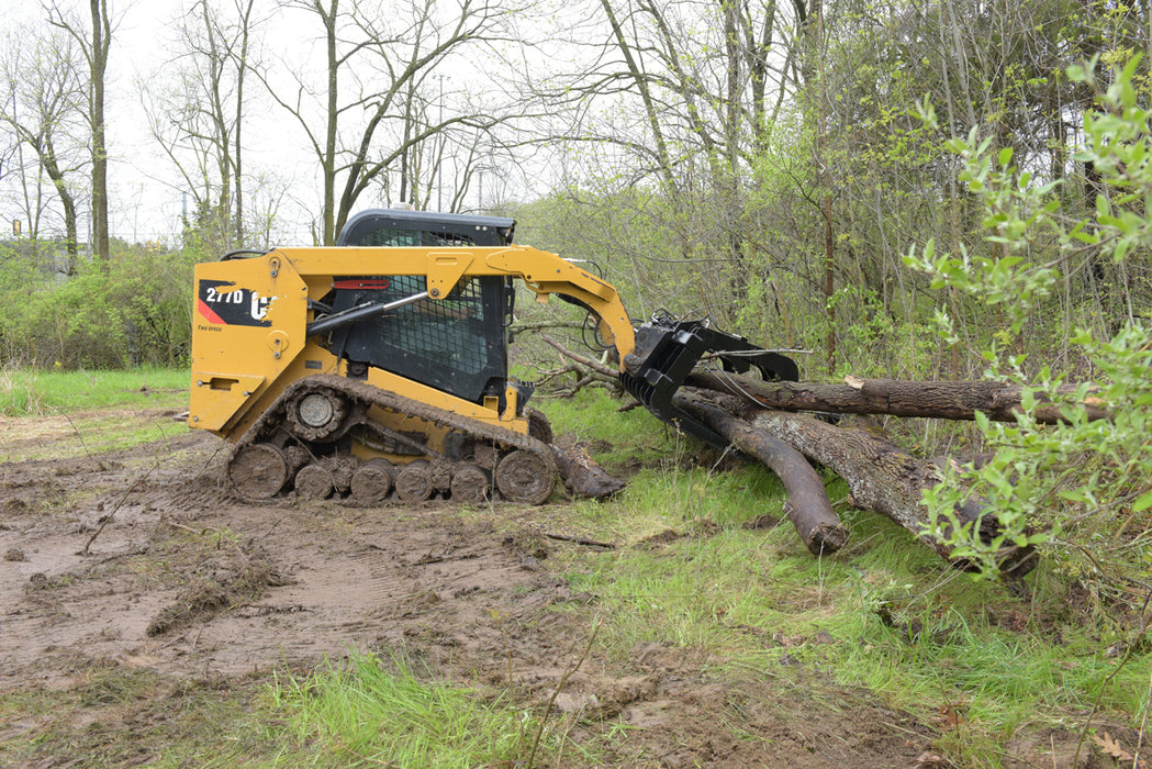 Vestil EA-SKGB-84 steel skid steer grab bucket - view 7