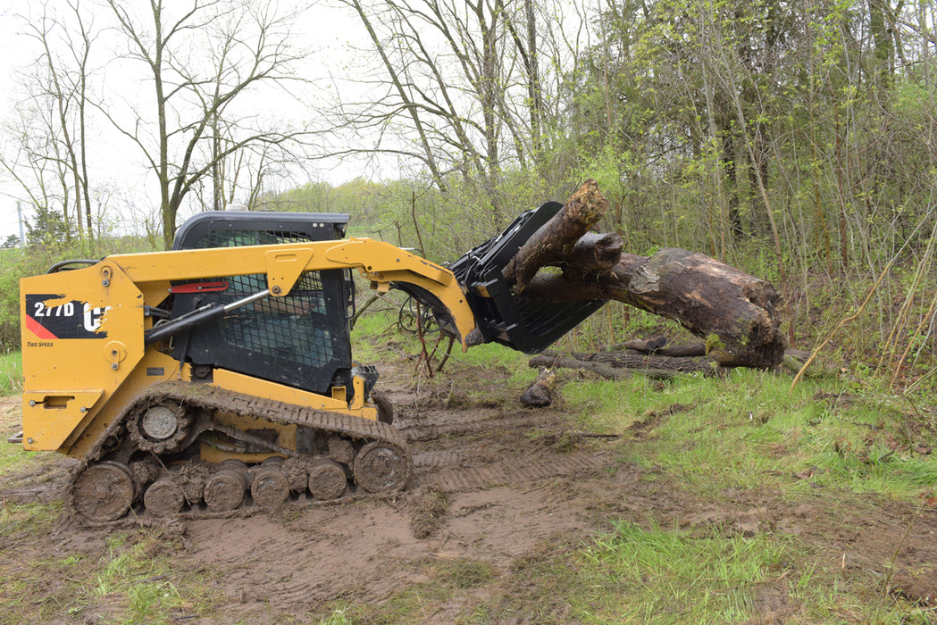 Vestil EA-SKGB-84 steel skid steer grab bucket - view 8