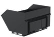 Vestil EA-SKHH-200 steel skid steer hopper - view 2