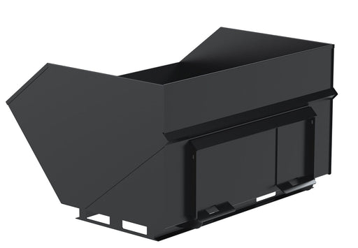 Vestil EA-SKHH-200 steel skid steer hopper - view 2