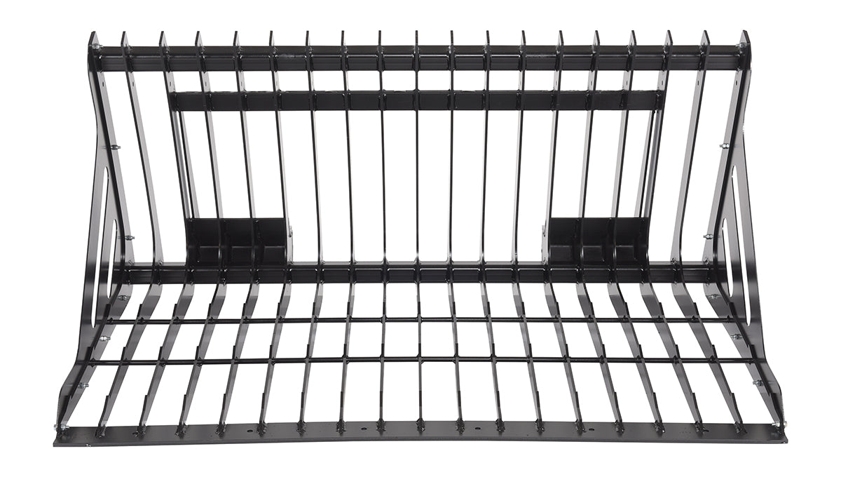 Vestil EA-SKRG-60-LP steel low profile skid steer rock grader - view 3