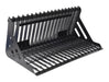 Vestil EA-SKRG-66-LP Steel Low Profile Skid Steer Rock Grader 66 in. Black