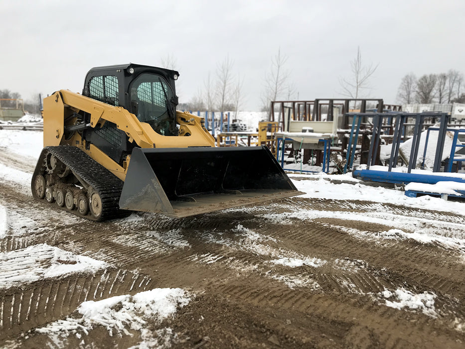 Vestil EA-SKSB-60-LPX steel heavy duty low profile skid steer bucket - view 5
