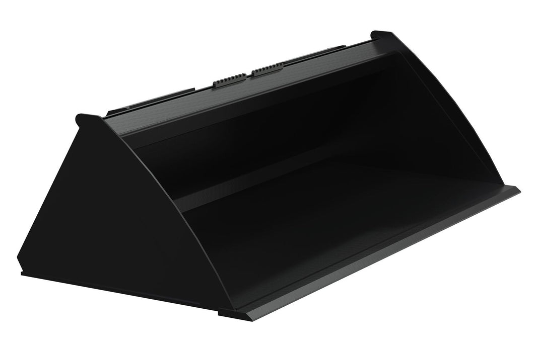 Vestil EA-SKSB-60-LP Steel Low Profile Skid Steer Bucket 60 in. Black