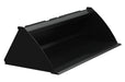 Vestil EA-SKSB-60-LP Steel Low Profile Skid Steer Bucket 60 in. Black