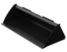 Vestil EA-SKSB-66-LP Steel Low Profile Skid Steer Bucket 66 in. Black