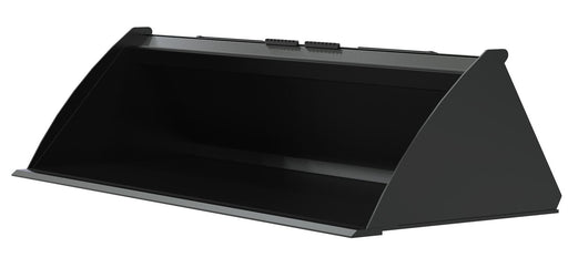 Vestil EA-SKSB-68-LP Steel Low Profile Skid Steer Bucket 68 in. Black