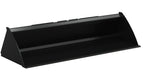Vestil EA-SKSB-76-LP Steel Low Profile Skid Steer Bucket 76 in. Black
