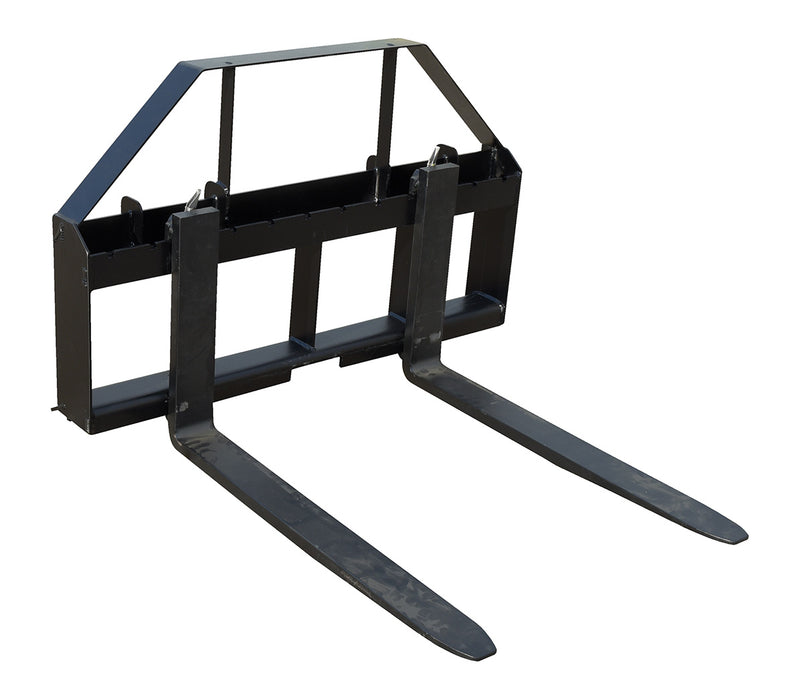 Vestil EA-SKSF-F4-1.50-60 Steel Universal Attachment Skid Forks 60 in. Length 4,000 lb. Capacity Black