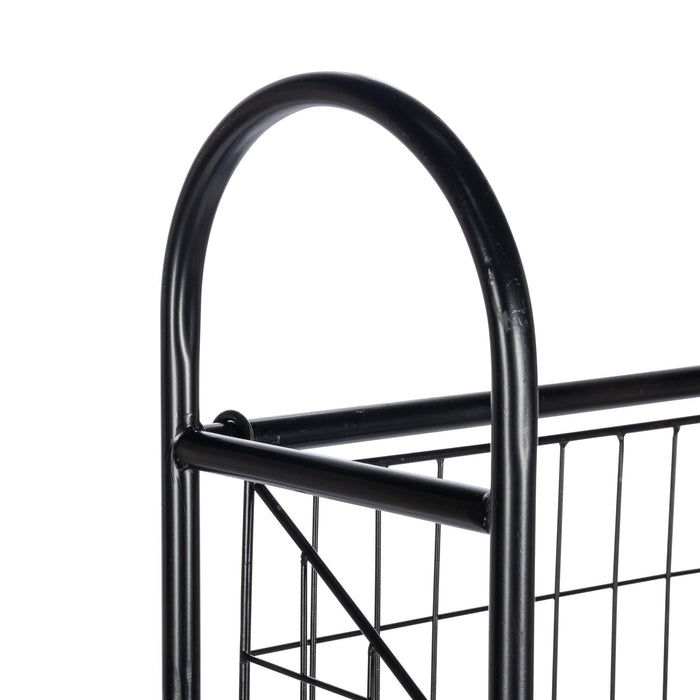 Park Hill Collection Grocer's Metal Bread Rack, Black (view 5)