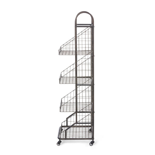 Park Hill Collection Grocer's Metal Bread Rack (view 2)